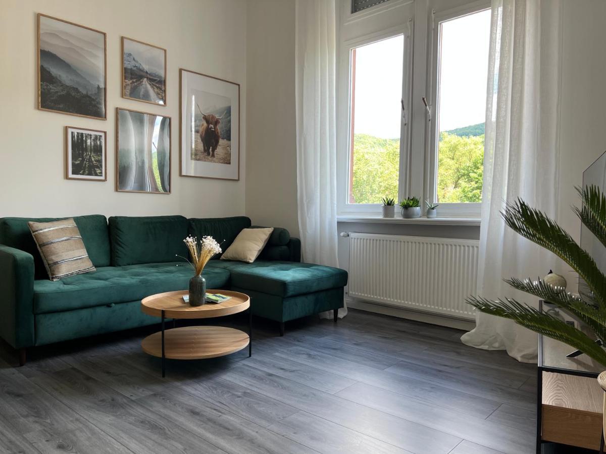 Direkter Moselblick I Altbau I 4 Personen I Terrasse Apartment Sankt Aldegund Luaran gambar